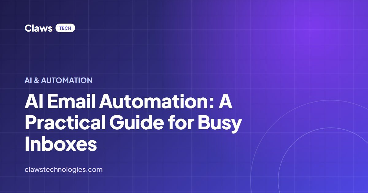 AI Email Automation: A Practical Guide for Busy Inboxes — article cover